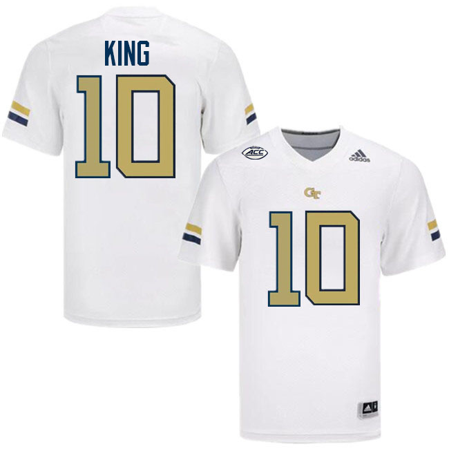 Haynes King Georgia Tech Jerseys,Georgia Tech Yellow Jackets College Football Uniforms-White